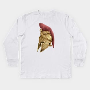 Assasin's Creed Odyssey Spartan helmet Kids Long Sleeve T-Shirt